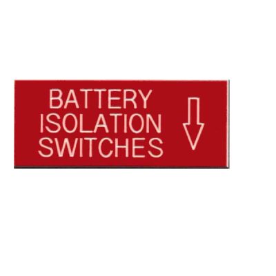 BATTERY ISOLATION SWITCH