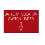BATTERY ISOLATION SWITCH