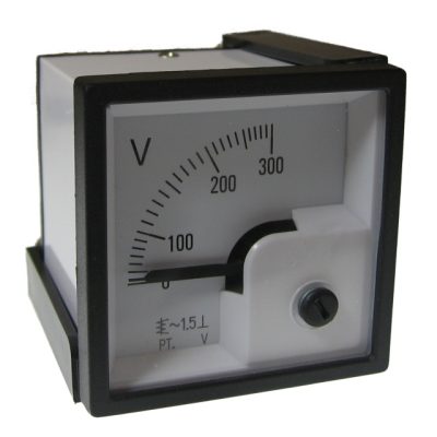 48x48 Voltmeter 0-300v AC